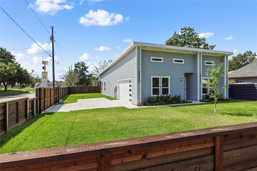 Exterior details and patio area of a home in , Dallas (Image 28). Exterior details and patio area of a home in , Dallas (Image 28).
