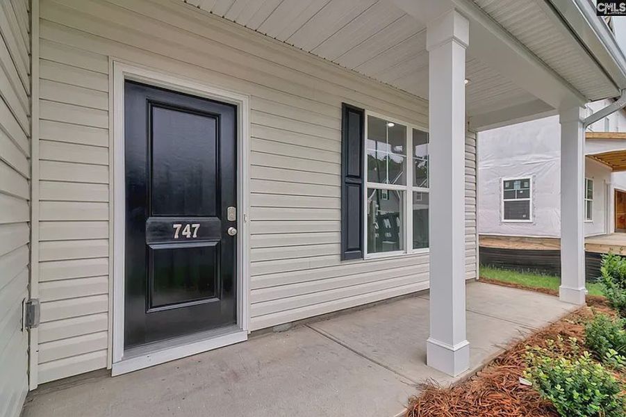 Exterior details and patio area of a home in Emanuel Creek, West Columbia (Image 3).