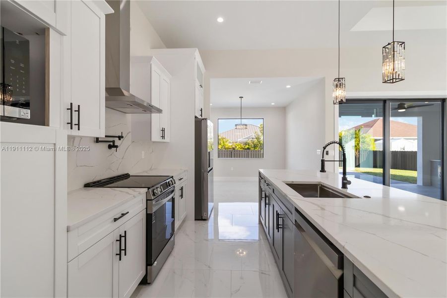 Furnished interior view inside a new home in , Cape Coral (Image 10). Furnished interior view inside a new home in , Cape Coral (Image 10).