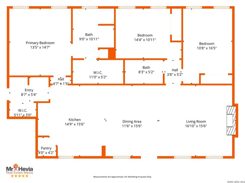 2D floor plan layout of this home in , Fischer, TX (Image 5).