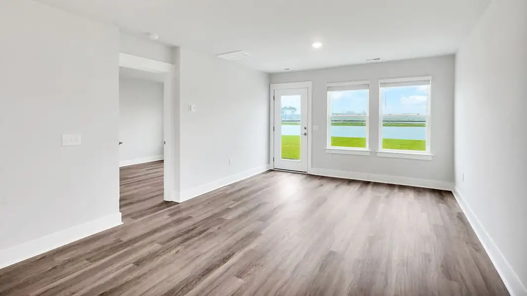 Spacious, unfurnished interior of a new home in The Townes at Cedar Hill Landing, Navassa (Image 15).