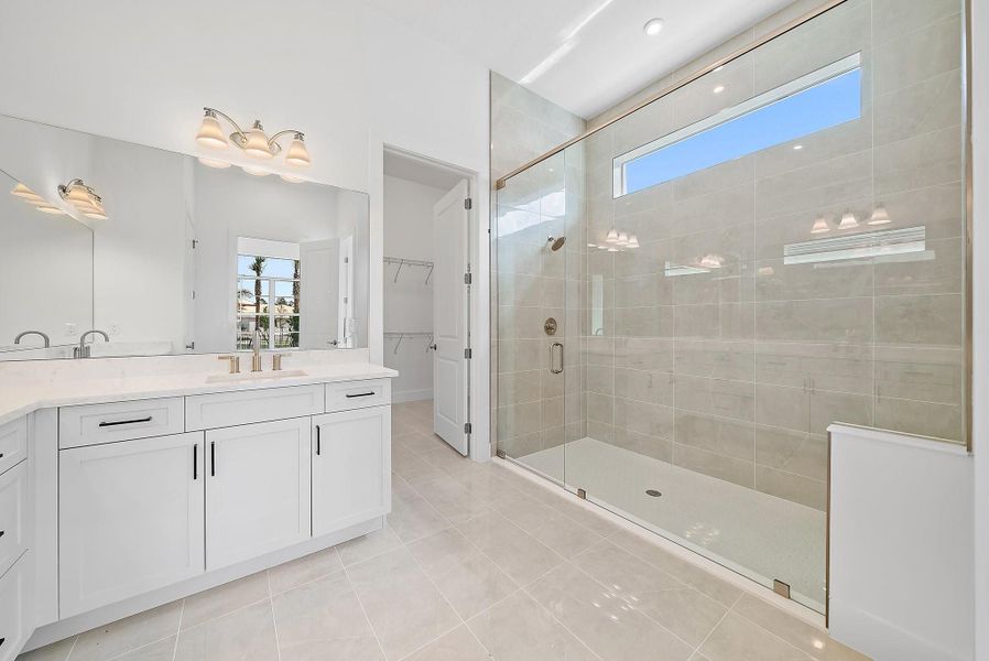 Furnished interior view inside a new home in L'Ambiance at Avenir, Palm Beach Gardens (Image 7).