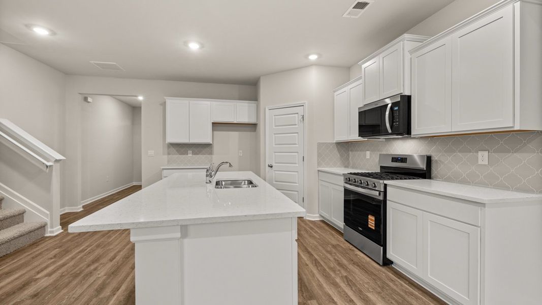 Furnished interior view inside a new home in Brooks Station, Dacula (Image 7).