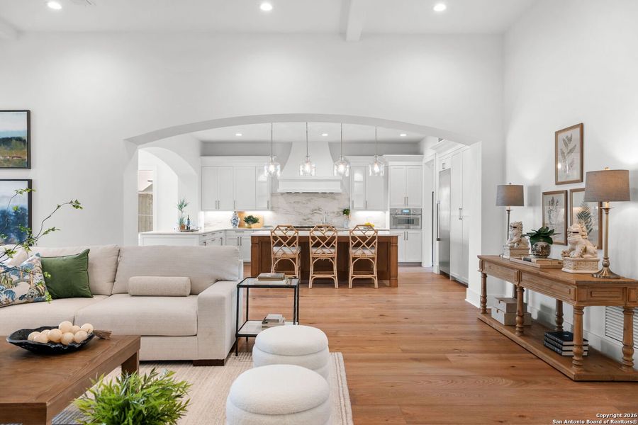 Furnished interior view inside a new home in , Terrell Hills (Image 30).