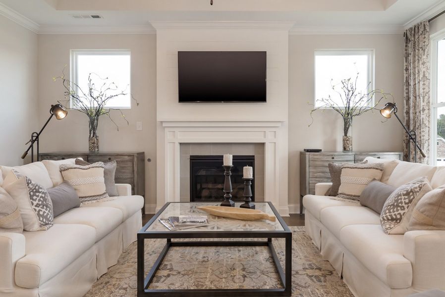 Representative furnished interior of a home built from the Harlow by Celebration Homes in Harvest Point, Spring Hill (Image 24).
