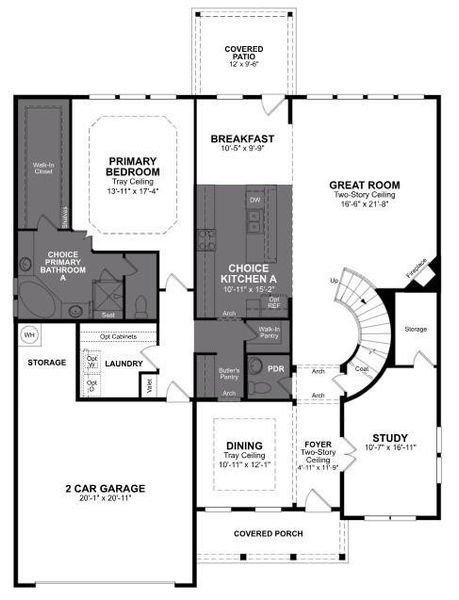 Beazer Homes Lovers Landing Madison Floorplan
