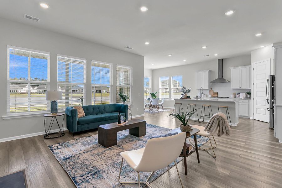 Furnished interior view inside a new home in Horizons at Summers Corner | 55+: The Legends, Summerville (Image 3).