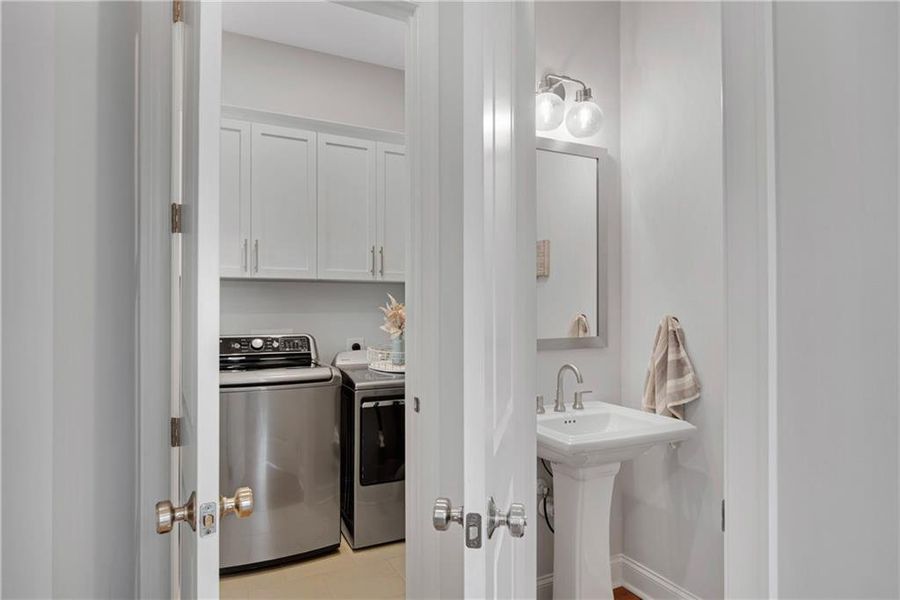 Furnished interior view inside a new home in , Peachtree Corners (Image 38).