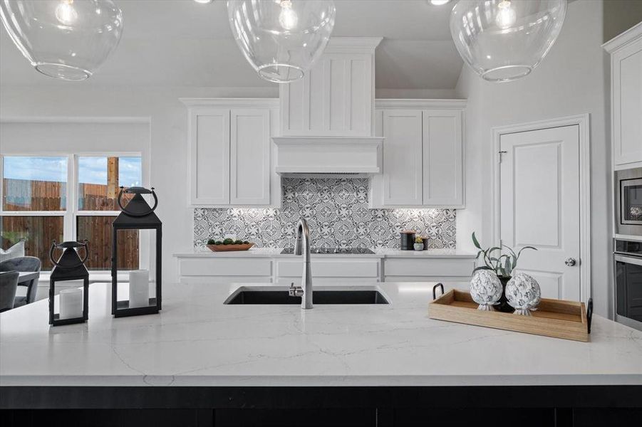 Furnished interior view inside a new home in University Park at Northpointe, Denton (Image 11).