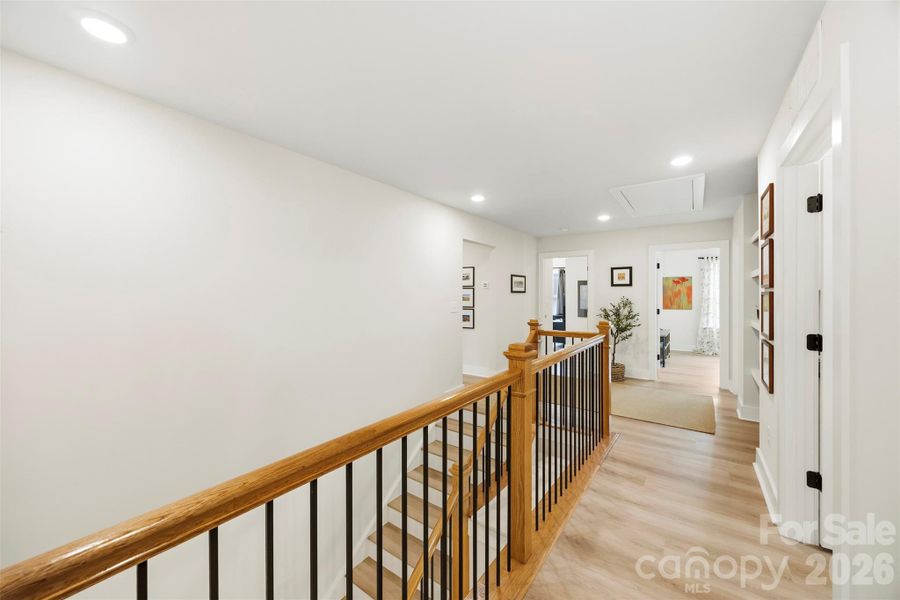 Furnished interior view inside a new home in Matthews Ridge Reserve, Matthews (Image 18). Furnished interior view inside a new home in Matthews Ridge Reserve, Matthews (Image 18).