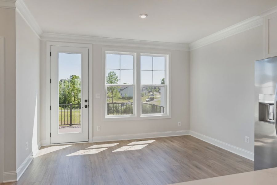Representative unfurnished interior of a home built from the The Poplar by Greenwood Homes in Sherron Road Townes, Durham (Image 15). Representative unfurnished interior of a home built from the The Poplar by Greenwood Homes in Sherron Road Townes, Durham (Image 15).