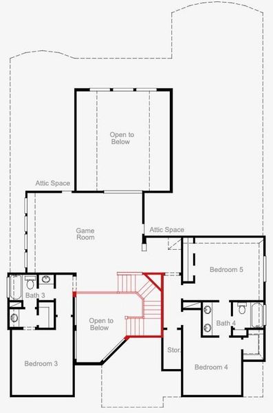 2D floor plan layout of this home in Pomona, Manvel, TX (Image 3).