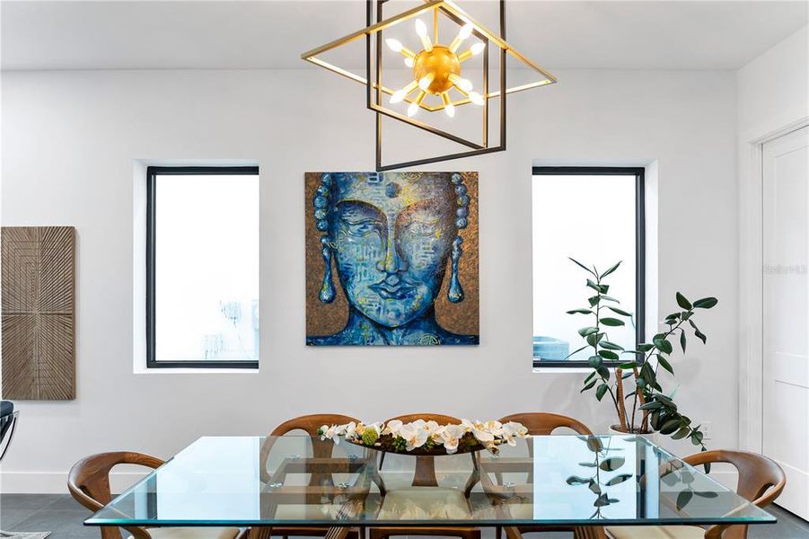 Furnished interior view inside a new home in , Orlando (Image 8).