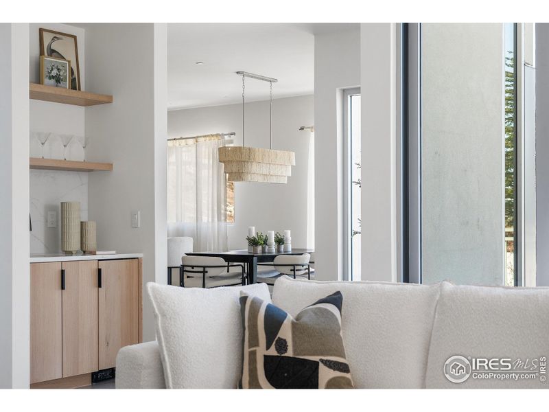 Furnished interior view inside a new home in , Boulder (Image 27).