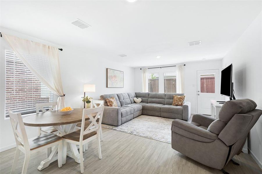 Furnished interior view inside a new home in Mobberly Farms, Pilot Point (Image 12).