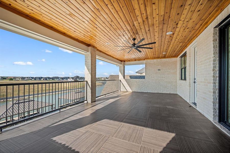 Exterior details and patio area of a home in The Resort on Eagle Mt. Lake, Fort Worth (Image 3).