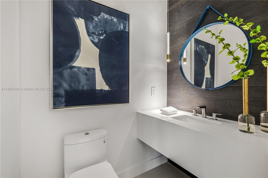 Furnished interior view inside a new home in , Miami Shores (Image 31).