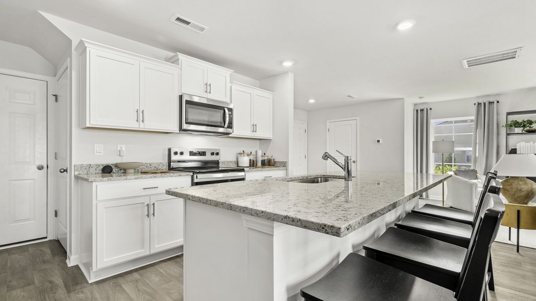 Furnished interior view inside a new home in Faircrest, Greensboro (Image 10).