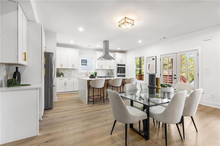 Furnished interior view inside a new home in , Atlanta (Image 13). Furnished interior view inside a new home in , Atlanta (Image 13).