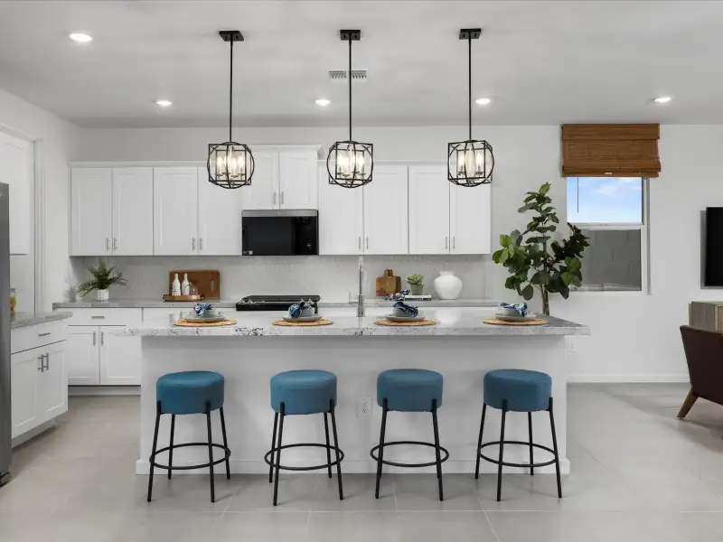 Furnished interior view inside a new home in Bella Vista Farms Reserve Series, San Tan Valley (Image 6).