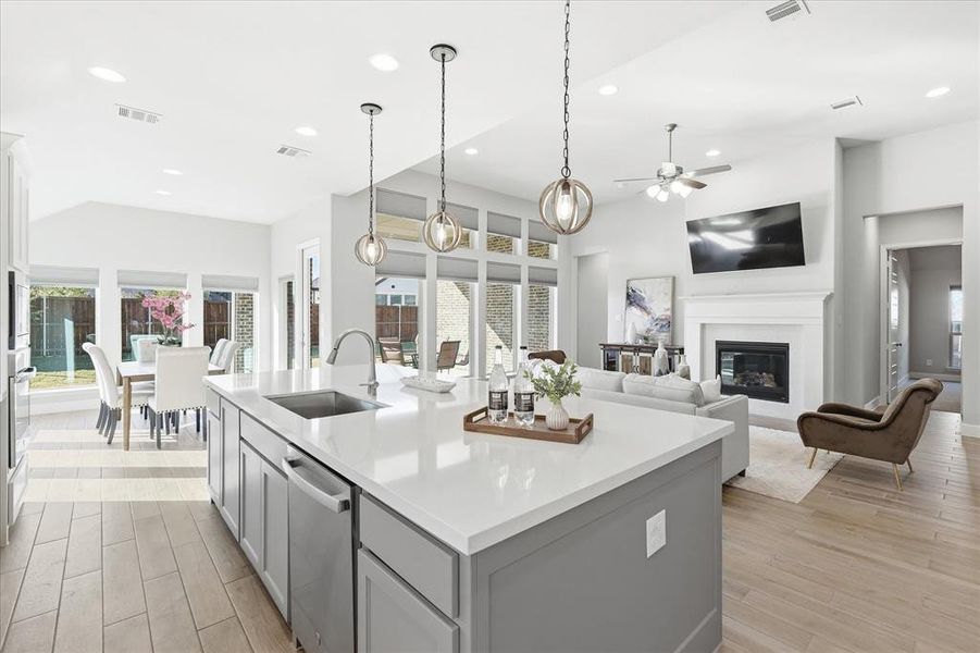 Furnished interior view inside a new home in Watercress 65', Haslet (Image 12). Furnished interior view inside a new home in Watercress 65', Haslet (Image 12).