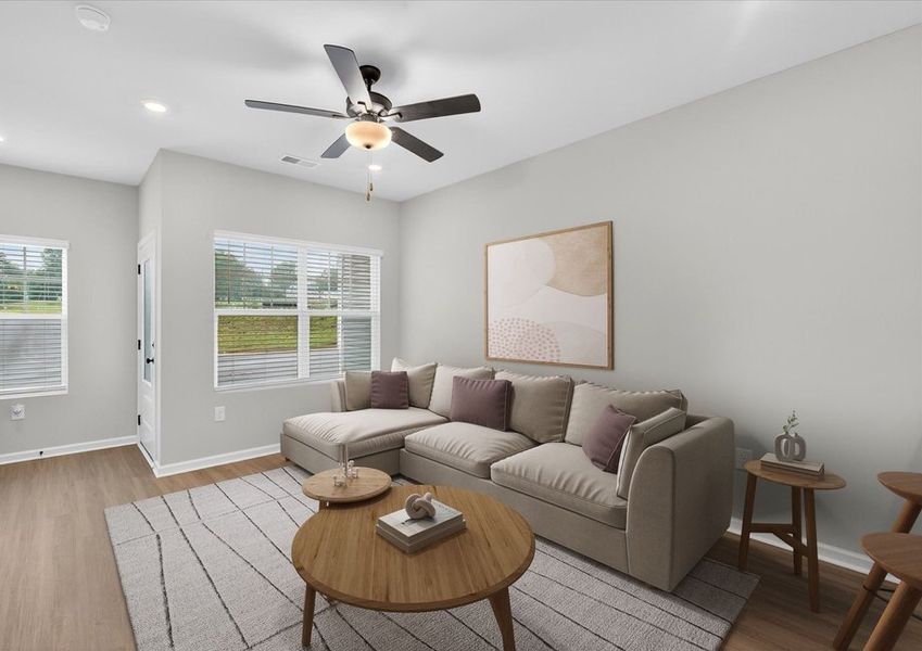 Representative furnished interior of a home built from the Holly by LGI Homes in Rhyne Court, Gastonia (Image 9).