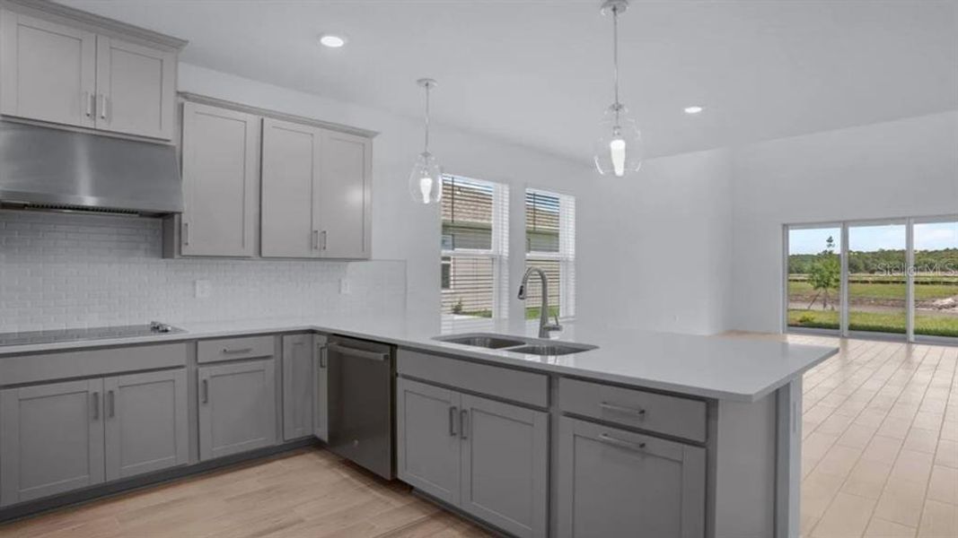 Furnished interior view inside a new home in Westview, Kissimmee (Image 11).