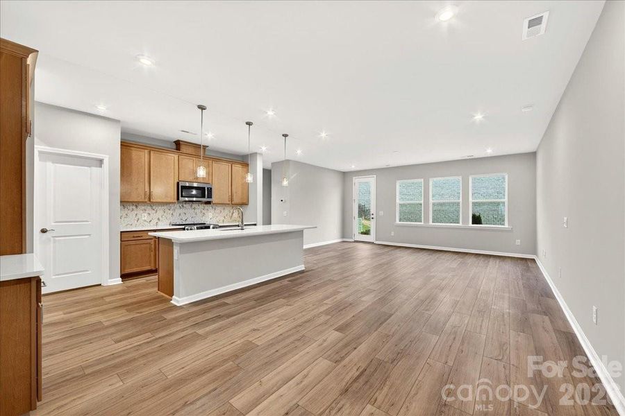 Open concept living Open concept living