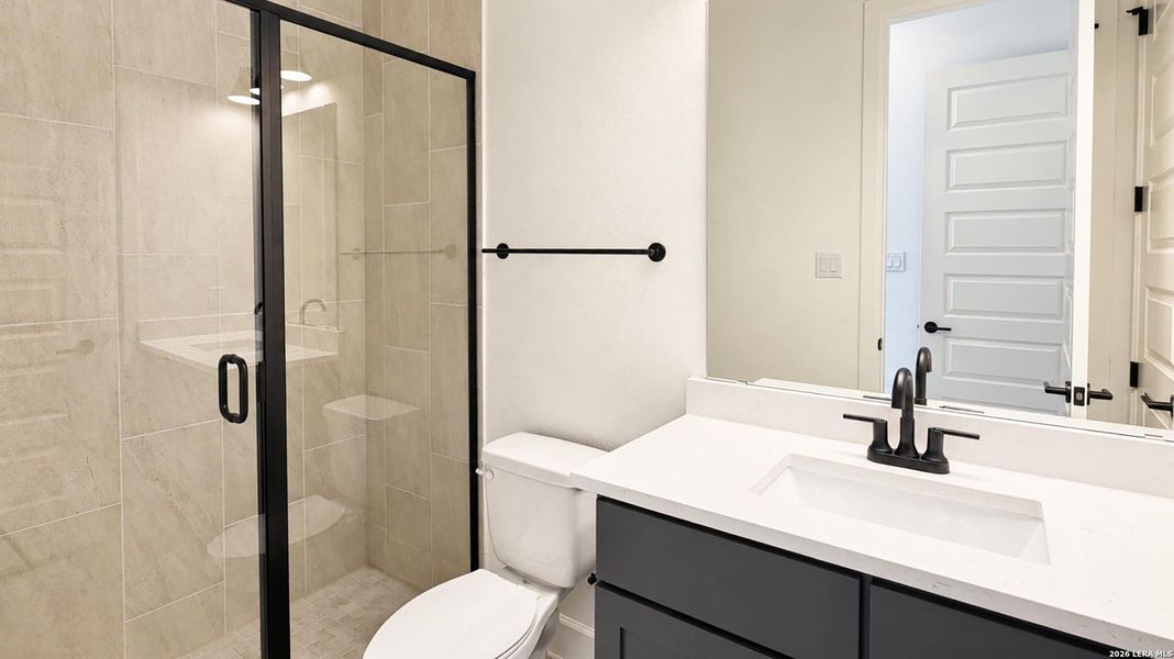 Furnished interior view inside a new home in , New Braunfels (Image 7).