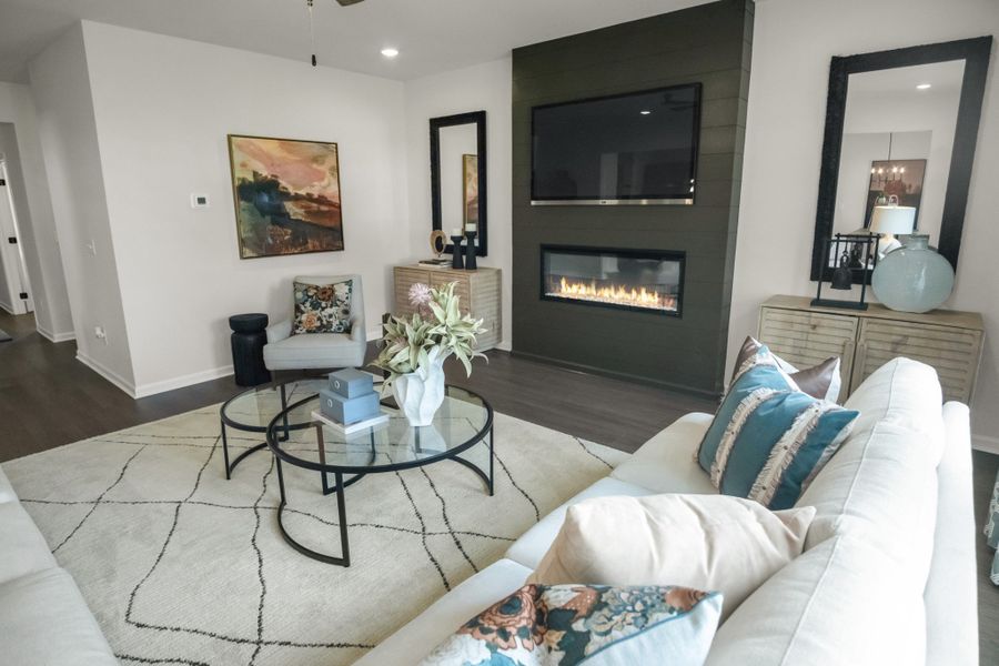 Furnished interior view inside a new home in The Oaks, Clarksville (Image 13).