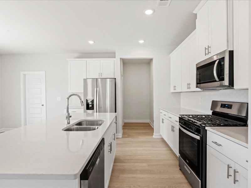 Furnished interior view inside a new home in Collier Ridge, Moore (Image 3).