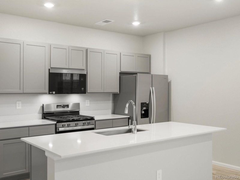 Furnished interior view inside a new home in , Aurora (Image 5).