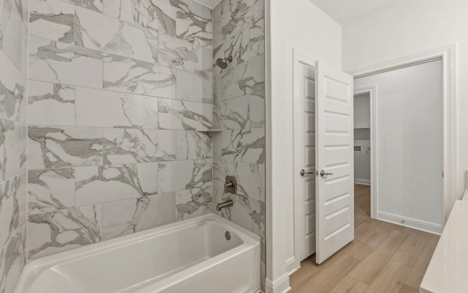 Furnished interior view inside a new home in West Cypress Hills, Spicewood (Image 8). Furnished interior view inside a new home in West Cypress Hills, Spicewood (Image 8).