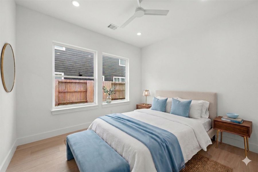 Furnished interior view inside a new home in , Houston (Image 17).