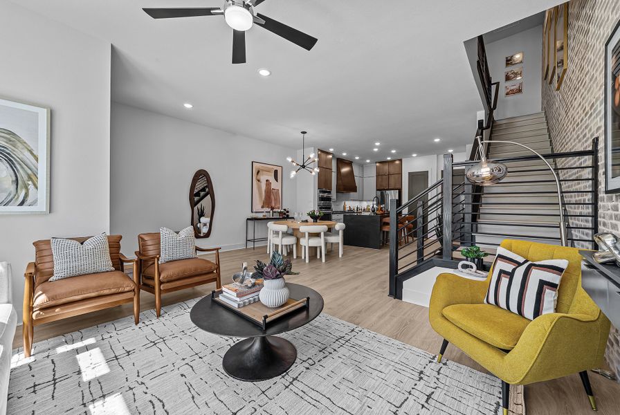 The Bryton - Family Room The Bryton - Family Room