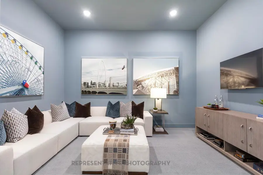 Furnished interior view inside a new home in Grand Central Park: 55ft. lots, Conroe (Image 11). Furnished interior view inside a new home in Grand Central Park: 55ft. lots, Conroe (Image 11).