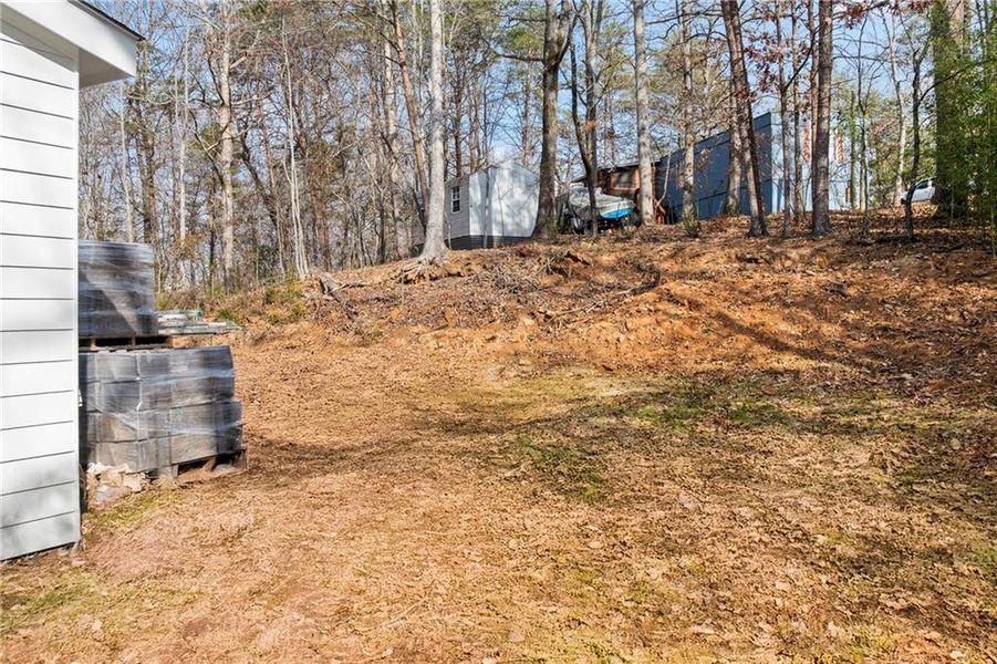 In-progress construction of a new home in , Gainesville, GA (Image 18).