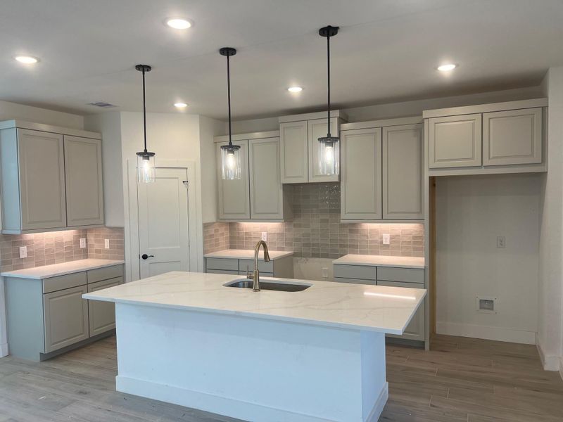 Furnished interior view inside a new home in Wood Leaf Reserve, Tomball (Image 5).