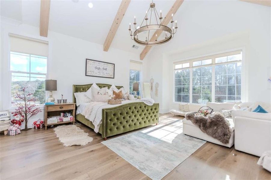 Furnished interior view inside a new home in , Dacula (Image 38).