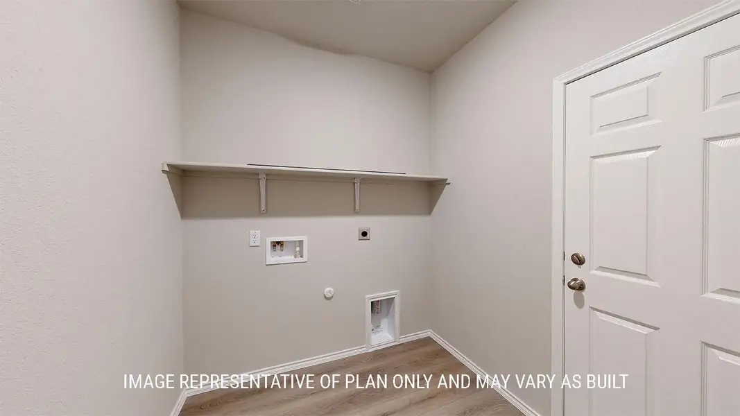 Representative unfurnished interior of a home built from the 1530 by D.R. Horton in The Terrace Duplexes, Temple (Image 19). Representative unfurnished interior of a home built from the 1530 by D.R. Horton in The Terrace Duplexes, Temple (Image 19).