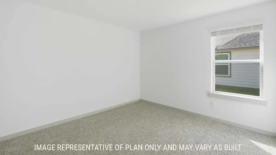 Representative unfurnished interior of a home built from the Texas Cali by D.R. Horton in Woodland Park, Beaumont (Image 29).