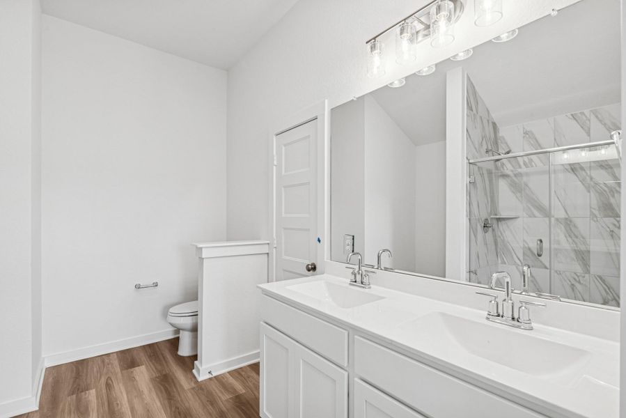 Furnished interior view inside a new home in Indian Springs, Crosby (Image 8). Furnished interior view inside a new home in Indian Springs, Crosby (Image 8).