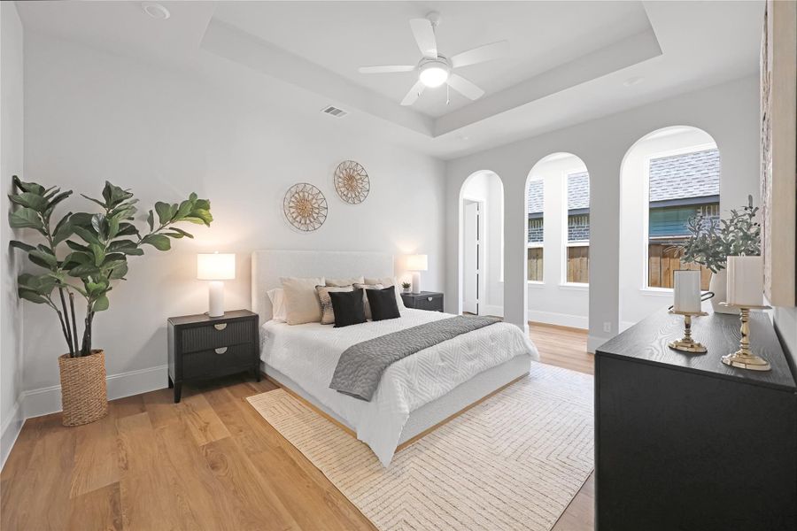 Furnished interior view inside a new home in Bentwater, Montgomery (Image 27). Furnished interior view inside a new home in Bentwater, Montgomery (Image 27).