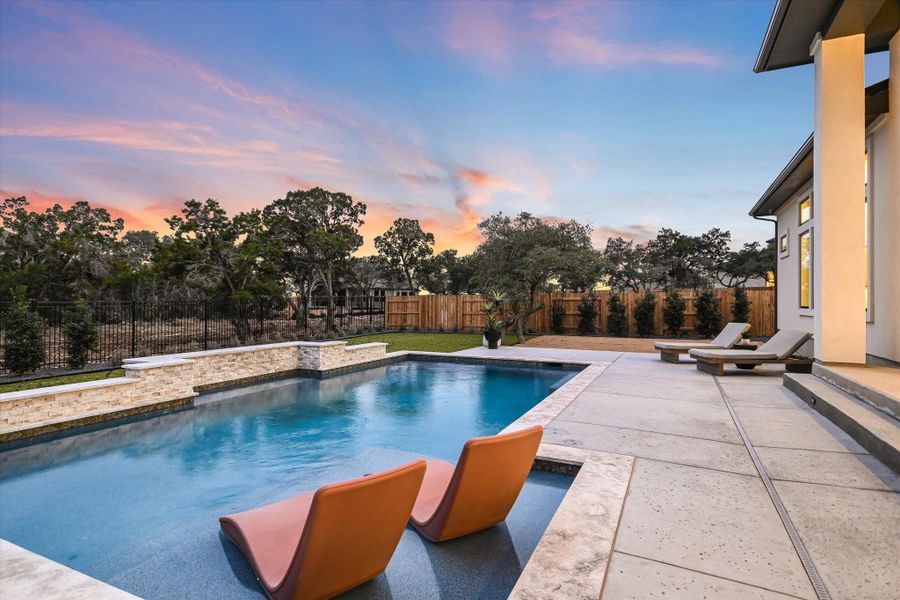 Exterior details and patio area of a home in , Driftwood (Image 19).