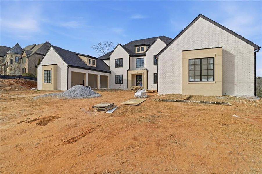 In-progress construction of a new home in , Alpharetta, GA (Image 15).