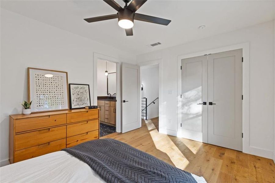 Furnished interior view inside a new home in , Atlanta (Image 31).