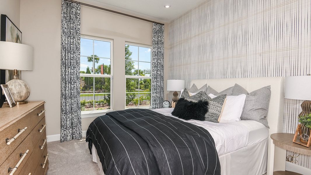 Furnished interior view inside a new home in Esplanade at Wiregrass Ranch, Wesley Chapel (Image 12).