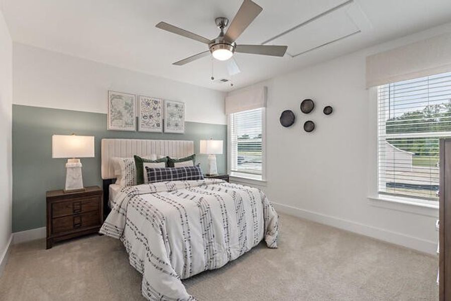 Furnished interior view inside a new home in , Huger (Image 42).