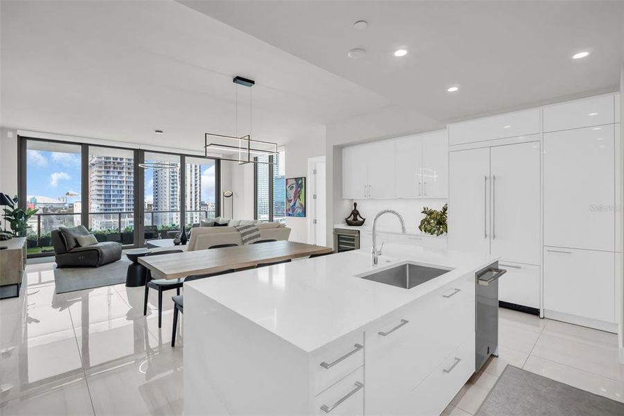 Furnished interior view inside a new home in , St. Petersburg (Image 12).