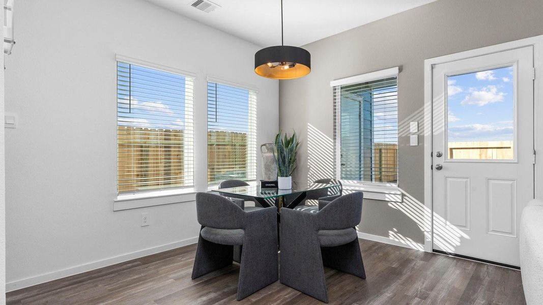 Furnished interior view inside a new home in Legacy Village, Houston (Image 7). Furnished interior view inside a new home in Legacy Village, Houston (Image 7).